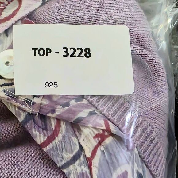 Alfred Dunner Paisley Trim Sweater Blouse XL - Picture 6 of 6